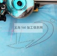 寻找图片上自动双盘点钻加工厂<围巾 服装上点钻