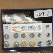 找专业生产此类耳钉工厂，数量10万卡