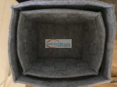 采购10000个毛毡布编织的收纳蓝，如图