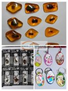承接加工树脂工艺品，琥珀钥匙扣，树脂配件