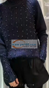 本厂承接各种服饰来料钉珍珠:围巾:帽子: