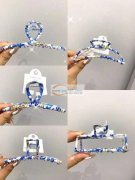 各种合金发夹&nbsp;塑料发夹水转印
