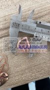 长期要货，采购如图所示这款桃心 ，铜材质