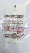 寻找如图发夹厂家【量大】有订单，成品跟半