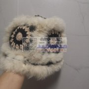 手工钩针帽加工&nbsp;醒狮兔毛帽（最