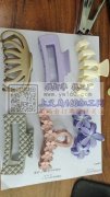 找图示发夹模具，这几款发夹有模具的联系，