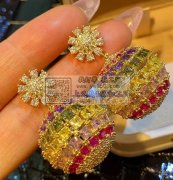 图示重工耳环外发，找做重工彩锆耳环厂家，
