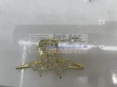 样品如图，寻找做如图所示合金毛坯发夹的工