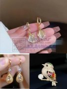 寻求胸花耳钉等精美饰品