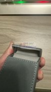 找加工厂生产如图所示这个烟盒全PU皮磁石