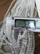 现有玻璃珠外发，350公斤