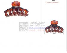 样品图上这三款塑料发夹有订单需要做，