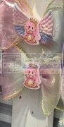 会扎手工蝴蝶结的。鱼线蝴蝶结，会点平底树