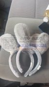 【可发外地】毛绒发箍三万个包棉包布，打胶枪外发
