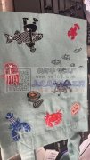 承接各类精工刺绣加工，毛巾平绣混合绣，绳