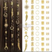 现需要如图脏辫发环／发饰